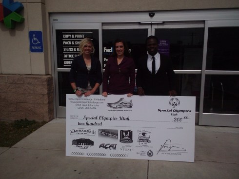 2012 GoldenSprint Challenge Invitational Donates to Special Olympics Utah